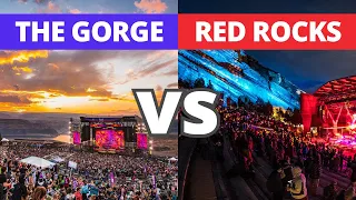 THE GORGE vs. RED ROCKS Amphitheater | Which venue is better?