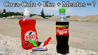 Экспримент Кока-Кола Капля и Ментос. Что призашло?