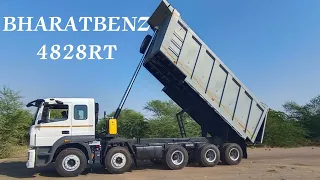 BHARATBENZ 4828RT TIPPER DRIVER TEST REVIEW 🙄 | BHARATBENZ | 🙄