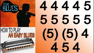 THIS BLUES IS IDEAL FOR BEGINNERS, YOU GOTTA MOVE HARMONICA ( C DIATONIC ), ARMÓNICA C, GAITA HARP C