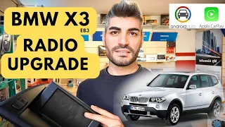 BMW X3 E83 - RADIO UPGRADE CARPLAY ANDROID AUTO 10"