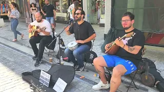 Ermou Street Athens Greece Street Music May 2023 Great music