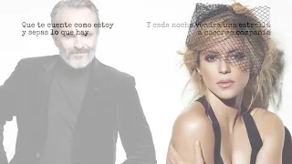 Miguel Bosé, Shakira - Si Tú No Vuelves (Lyrics/Letra)