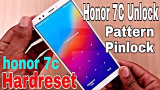 How to Unlock Pattern Honor 7C | Hardreset Honor 7C | Unlock Pinlock Honor 7C, Forgot password honor