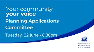 Planning Applications Committee  - 22 Jun 2021