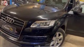 ✅ Audi Q7 2007 3.0D 171kw Небольшой обзор плюс адаптации аккумулятора! Car Battery Adaptation!