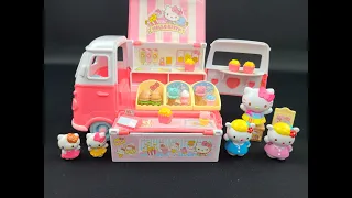 7 minutes Satisfying with Unboxing Hello Kitty Food Truck toy set ASMR