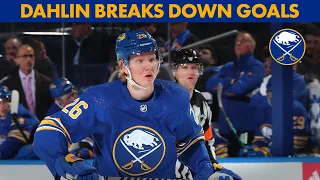 Rasmus Dahlin Breaks Down His Goals | Buffalo Sabres