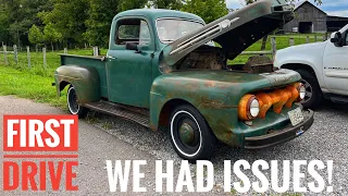 Barn Find 1 owner 52 Ford truck survivor back on the road after years parked