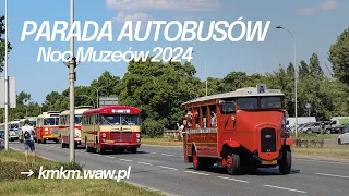 Noc Muzeów 2024: parada zabytkowych autobusów