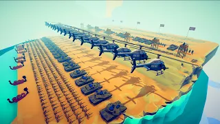 CAN 200x MILITARY SOLDIER CLEAR ENEMY TRENCH? - Totally Accurate Battle Simulator TABS