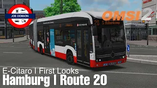 OMSI 2 | *NEW ROUTE* | Hamburg | Route 20 | Mercedes-Benz E-Citaro