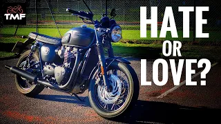 Triumph T120 Bonneville Review - 3 things I hate and 5 things I love - Last of the "Hey Kids" videos