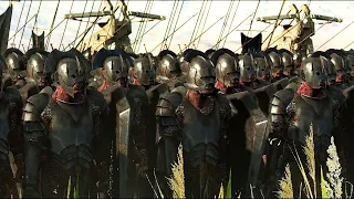 Siege of Minas Tirith | 20,000 Uruk-hai of Isengard  vs 14,000 Gondor | LOTR Cinematic Battle