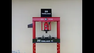 Como hacer una prensa hidráulica 20 ton. parte 2 /Hydraulic press machine.