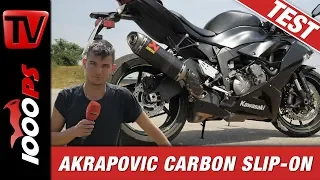 Akrapovic Carbon Slip-On für die Ninja ZX-6R 2019 - Sound Check!