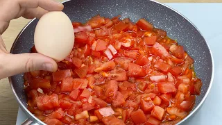 I have never eaten such delicious eggs with tomatoes! The easiest breakfast in 5 min # 103