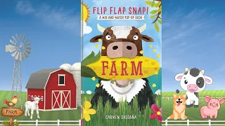 🐈‍⬛ Children's Books Read Aloud | Flip Flap Snap FARM|  Kid's Bedtime Story book | Animals story