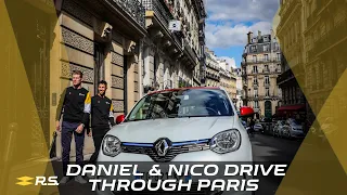 Nico & Daniel drive through Paris in a Twingo