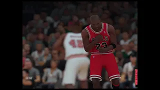 '97 Heat vs '96 Bulls Game highlights Classic Teams NBA 2K19