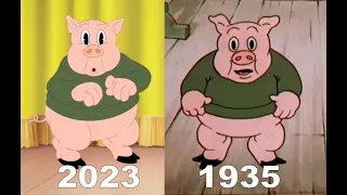 Porky Pig References in Unreleased Looney Tunes Cartoons Clip (Outdated)