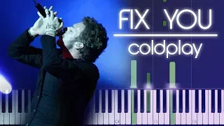Coldplay - Fix You Piano Tutorial by Firefly Piano