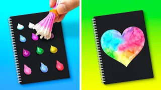 ART CHALLENGE AND DRAWING TRICKS || Awesome drawing hacks by 123 Go! SERIES