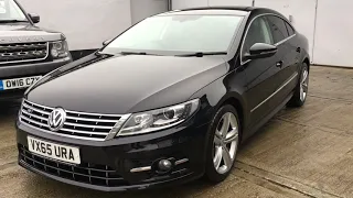 2015/65 VW CC 2.0TDi R-Line BlueMotion Tech DSG in Deep Black Metallic