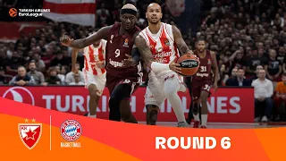 Zvezda -Bayern | Round 6 Highlights | 2023-24 Turkish Airlines EuroLeague