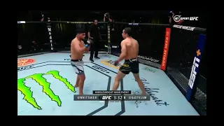 Whittaker's disgusting head kick vs Gastelum