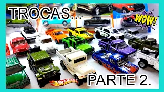 HOT WHEELS PARTE 2🔥 INCREÍBLE COLECCIÓN DE TROCAS .