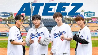 ATEEZ Visits Dodger Stadium