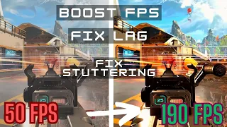 BOOST YOUR FPS 🚀 FIX LAG + LOWER LATENCY - APEX LEGENDS SEASON 16