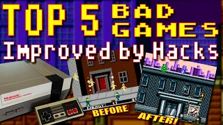 Top 5 BAD Nintendo NES Games Improved by Hacks