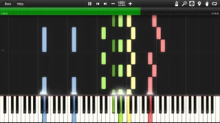 Piano Four Hands - A. Diabelli - Op. 149 Nº10 [Synthesia Tutorial]