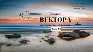 Занятие 8. Обонятельный вектор. Часть 1. Тренинг  Вектора. Проект Вячеслава Юнева