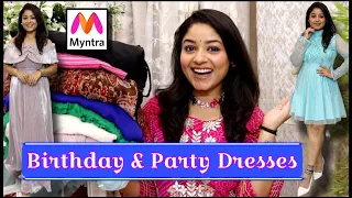 Myntra Haul / western wear Party Gown, Short Dress, Cargo, T-shirt in Summer haul / Vaishali Mitra