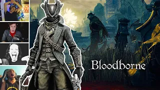 Streamers Rage While Playing Bloodborne, Compilation (Rage)