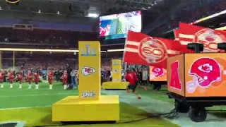 Kansas City Chiefs Introduction at Super Bowl 54