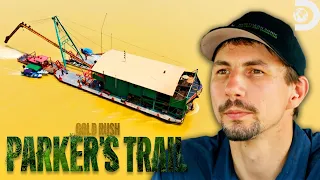 Parker Drives a 60-Ton Dredge | Gold Rush: Parker’s Trail | Discovery