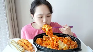 My style💘Fire Chicken spicy Rose braised chicken Real Sound MUKBANG! It's like Carbo fire noodles😭👍