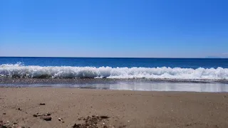 Beautiful beach background 4K (free stock footage)