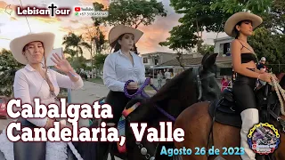 ESPECTACULAR CABALGATA EN CANDELARIA VALLE