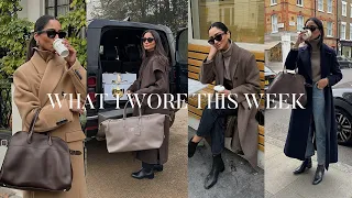 WHAT I WORE THIS WEEK | EVERYDAY WINTER OUTFITS LOOKBOOK & VLOG