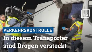 Großkontrolle auf A7 bei Fulda: Polizei mit Drogenhund im Einsatz |