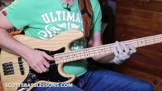 Probably the Best Slap Bass Riff EVER! "HAIR" by Larry Graham /// Scott's Bass Lessons