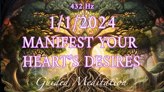 New Year Manifestation Guided Meditation (January 2024) - Meet the Great Tree of Life