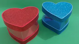 DIY - Caixinha com Garrafa Pet e E.V.A Coração/Lembrancinha Dia das Mães ❤