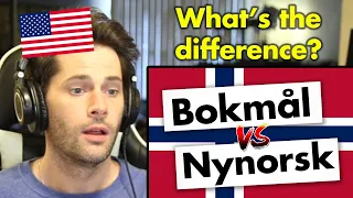 American Reacts to Bokmål vs Nynorsk