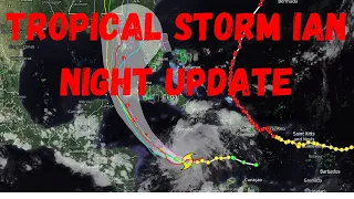 Tropical Storm Ian Night Update: Forecast Track, Satellite Image and Spaghetti Models